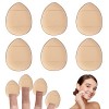 12 Pièces Doigt Poudre Poudre Maquillage Mini Poudre Poudre Douce Poudre Poudre pour Fond de Teint Correcteur Fond de Teint C