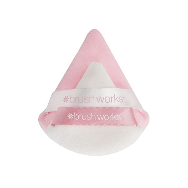 Brushworks Triangular Powder Puff Duo