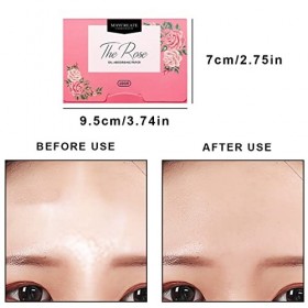 Papier Buvard Pour Le Visage, Papier Absorbant Visage, Papier Matifiante Visage, Feuille Absorbante Sebum, Feuilles Absorbant