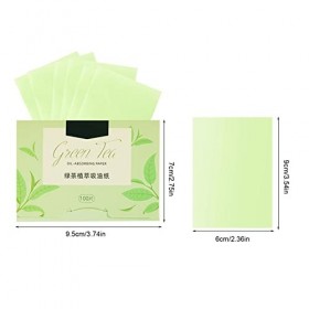 TSHAOUN 800 Pièces Papier Buvard Pour Le Visage, Papier Buvard dhuile, Papier Matifiante Visage, Papier Buvard Encre, pour A