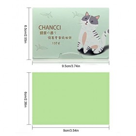 Lot de 1 400 feuilles de papier buvard naturel absorbant lhuile pour maquillage et soins de la peau grasse, 9,5 x 6,5 cm