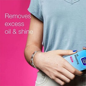 AECBUY 4 Package Clean and Clear Oil Control Film Blotting Paper, Portable Clear Oil Absorbing Sheets for Oily Skin Care, Fac