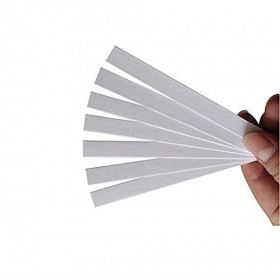 100 PCS blanc 15 cm x 0.7 cm / 6 x 0.28 jetables bandes de test de parfum Aromathérapie parfum papier à essai huile essen