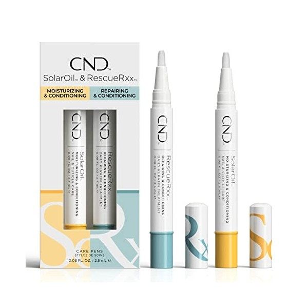 CND Essential Care Pen Duo Set de 2 tubes de peinture 2,36 ml