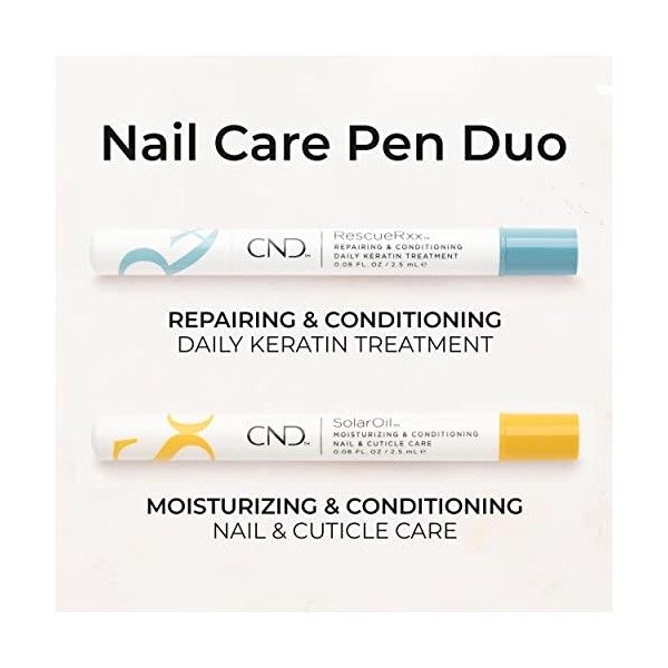 CND Essential Care Pen Duo Set de 2 tubes de peinture 2,36 ml