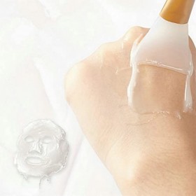 Rnitle Lot de 4 Pinceaux Visage en Silicone Multicolores,Outil De Beauté Masque Doux Silicone Visage Masque,pour dApplicatio