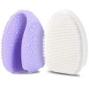 HieerBus Brosse de nettoyage visage en silicone , douce brosse manuelle nettoyante pour le nettoyage du visage pour exfoliati