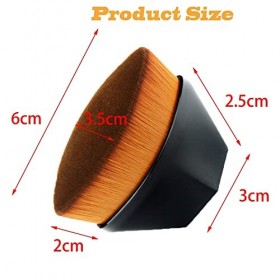 LABOTA 3 pièces Foundation Brush Pinceau De Maquillage De Base En Forme De Pétale,Pour Mélanger Liquide, Crème, Correcteur Pr