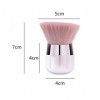 Kabuki Poudre Fondation Pinceau Maquillage Brosse Portable Minérale Poudre Brosse pour Visage et Joues