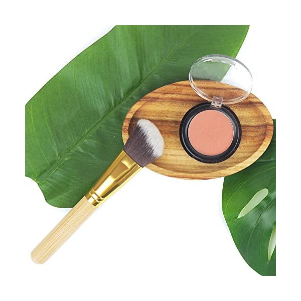 Feel Natural Pinceau maquillage - BLUSH BISEAUTE - teint - bambou naturel - Fibres ultra douces