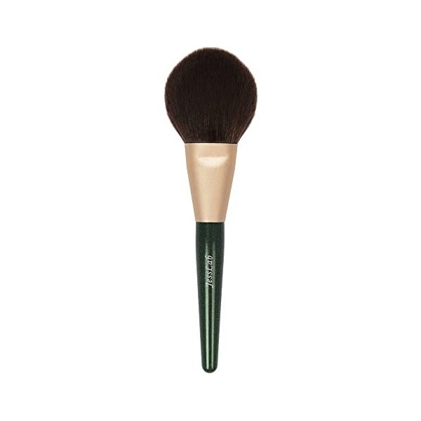 JessLab Pinceau à Poudre, Manche en bois Pinceau en Poudre de Vrac Pinceau de Maquillage pour le Visage pour Poudre Pressée e