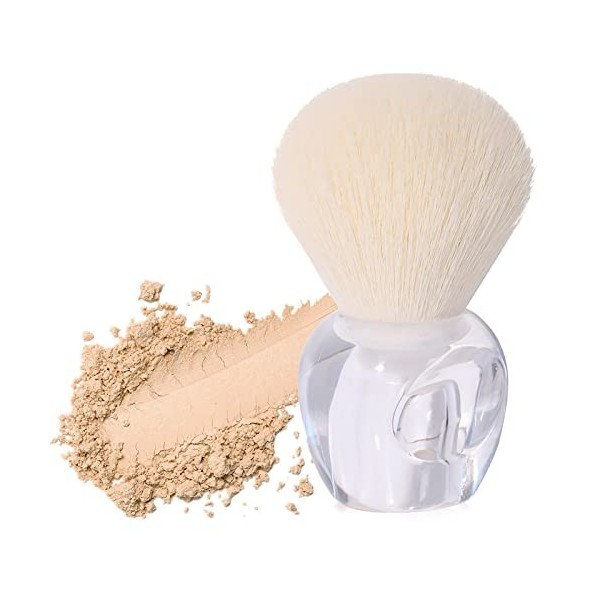 Pinceau de maquillage en poudre, pinceau blush, grand pinceau pour le visage pour poudre libre ou pressée, pinceau bronzant a