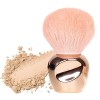 Pinceau de maquillage en poudre, pinceau blush, grand pinceau pour le visage pour poudre libre ou pressée, pinceau bronzant a