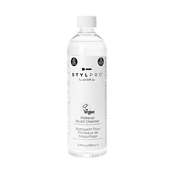 stylPro Nettoyant pour Pinceaux de Maquillage, 500 ml