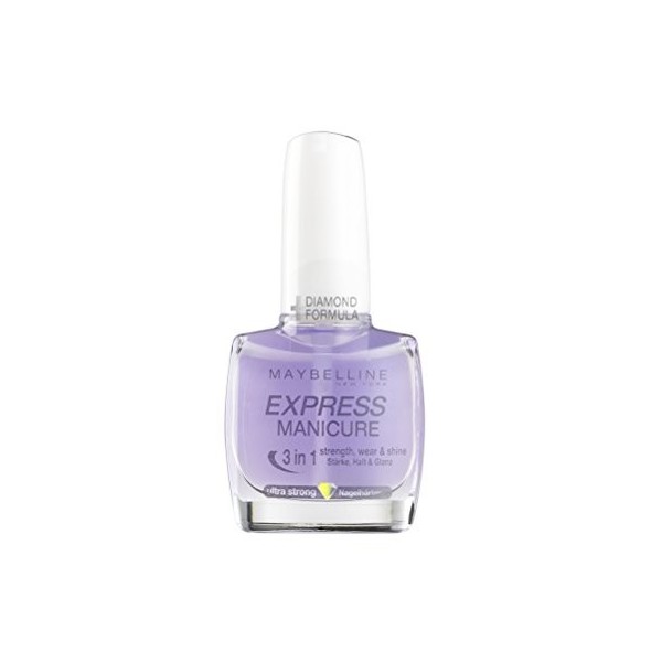 Maybelline New York Maquillage Nail Polish Vernis à ongles Express Manicure Ultra Strong 3 en 1/naglh ärter pour gestärkte, g