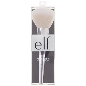 e.l.f. Pinceau à poudre de précision, grand, doux, lié, synthétique, répartit uniformément la poudre pressée et libre, fourni