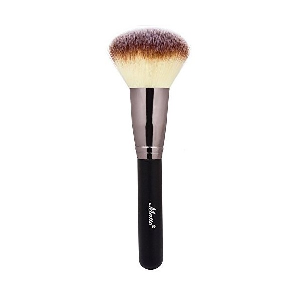 Poudre minérale Brosse – Brosse de Maquillage pour grande Couverture minéral Poudre Fond de Teint fondu polissage