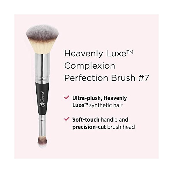 It Cosmetics Dual Airbrush Foundation Concealer Brush, .5 oz by IT Cosmetics