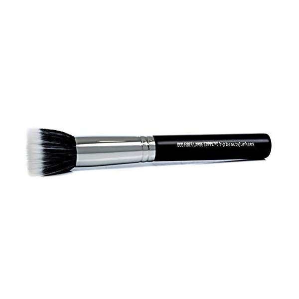 Lot de 6 pinceaux de maquillage en fibre avec étui : Pro Sculptor, Pro Surligneur, Pro Duo Fiber, Pro Detailer, Contour Épong