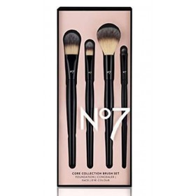 No7 Core Brush Collection – Pinceau pour fond de teint, anti-cernes, visage et yeux