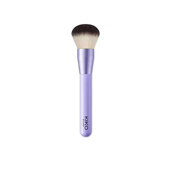 KIKO Milano Smart Powder Brush 102 | Pinceau Rond Pour Poudres Visage, Fibres Synthétiques