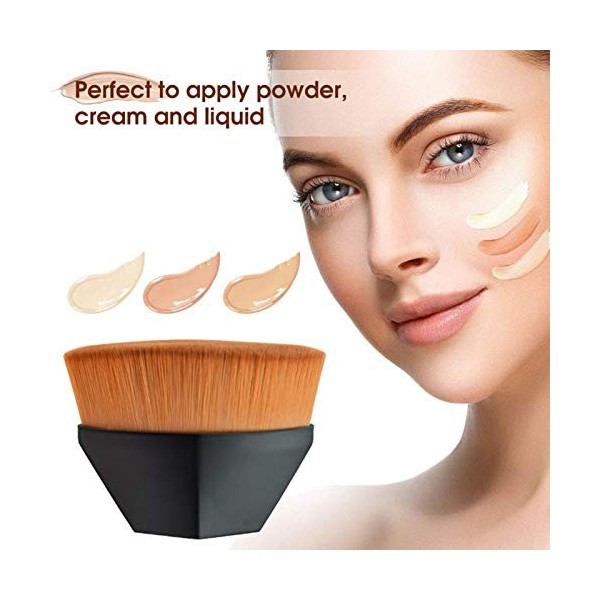 Foundation Brush Petal No Trace Makeup Brush High Density Seamless Foundation Brush BB Cream Makeup Brush Loose Powder with S