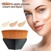 Foundation Brush Petal No Trace Makeup Brush High Density Seamless Foundation Brush BB Cream Makeup Brush Loose Powder with S