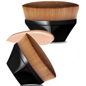 VICKSONGS Pinceau Fond de Teint, Pinceaux de Maquillage Avec Boîte de Rangement [60g / Super Soft] Pinceau Pour Fond de Teint