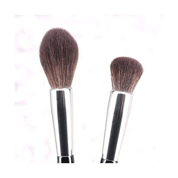 Vela.Yue Pinceaux de Maquillage 2pcs Précis Pinceau Visage pour Correcteur Enlumineur Fixateurs