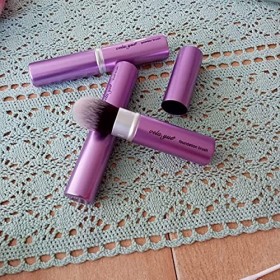 Vela.Yue Pinceau Rétractable Maquillage - Kabuki Pinceau Fond De Teint