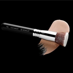 Sigma Beauty F80 Pinceau Kabuki à Dessus Plat - Pinceau De Maquillage Pour Fond De Teint, Poudre, Correcteur Et Contour - Pin