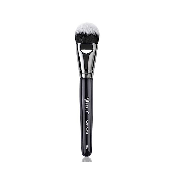 BEILI Pinceau Fond de Teint, Pinceau de Maquillage Professionnel pour Maquillage du Visage, Foundation Brush, Pinceau Masque 