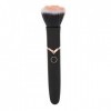 Pinceau de Maquillage Fond de Teint Blush Brosse à Poudre Libre 10 Vitesses Vibration Brosse de Massage électrique Noir pour 