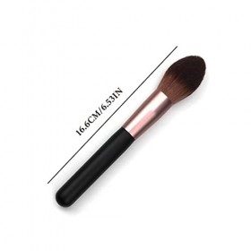 SIOPPKIKPinceau Blush, Manche en Bois Pinceau Maquillage Professionnelle Face Brush Check Color Brush for Blush Manche en boi