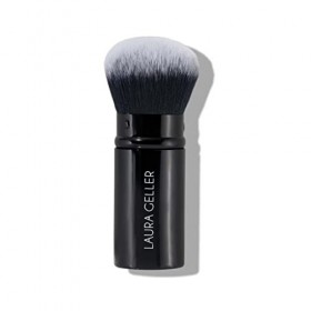 LAURA GELLER NEW YORK Pinceau kabuki rétractable pour tous les visages et fond de teint pour maquillage liquide, crème et pou