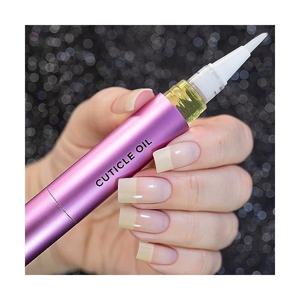 Whats Up Nails - Tangy Cuticle Oil Pen Lemon Peel with Vitamin E Moisturize Repair Dry Cuticles Cruelty Free Vegan Nail Care 