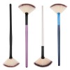 SAVITA 4Pcs Pinceau Éventail Maquillae, Fan Brush Fan Brush Maquillage Facial Brush Pinceaux de Maquillage pour Peeling Masqu