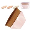 AUAUY 1 PCS Pinceau Fond de Teint, Foundation Brush, Pinceaux Maquillage Avec Boîte de Rangement Super Soft Pinceau pour Méla