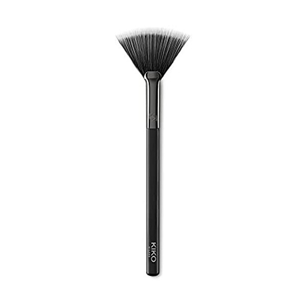 KIKO Milano Face 12 Powder Fan Brush | Pinceau En Éventail Pour Poudres, Fibres Synthétiques