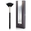 Oscar Charles 119 Luxe Professional Pinceau de maquillage Duo Fan Argenté