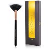 Oscar Charles 119 Luxe Professional Pinceau de maquillage Duo Fan Argenté