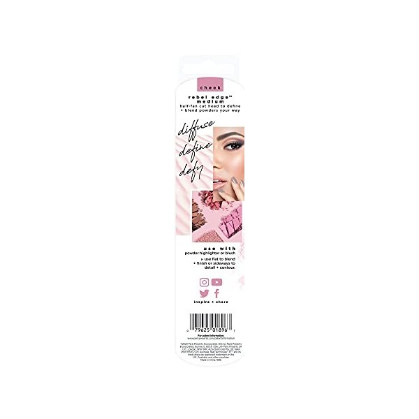 Real Techniques Rebel Edge Pinceau de Maquillage Multi-Usage pour Visage 8 Unité