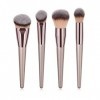 DYMYKL Brosse de maquillage avec éponge et nettoyant brosse, ensemble Premium synthétique poudre Powder Blush Eyeshadow Kabuk