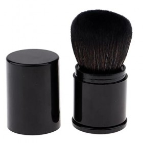 Professionnelle Maquillage Pinceau Blush Rétractable Brosse Poudre Libre pour Visage avec étui Portable de Voyage Sac À Main,