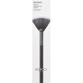 KIKO Milano Face 12 Powder Fan Brush | Pinceau En Éventail Pour Poudres, Fibres Synthétiques