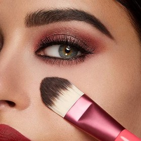 KIKO Milano Smart Foundation Brush 101 | Pinceau Plat Pour Fonds De Teint Liquides Ou En Crème, Fibres Synthétiques