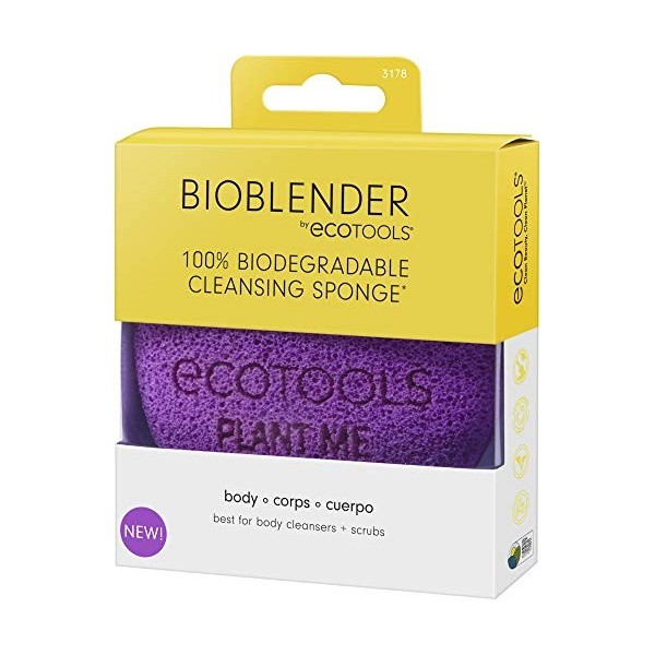 EcoTools, Bioblender By Éponge nettoyante pour le corps Violet