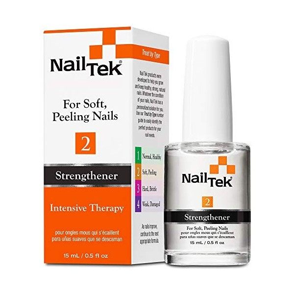 Nail Tek Strengthener Intensive Therapy Nail - 2 For Unisex 0.5 oz Nail Treatment