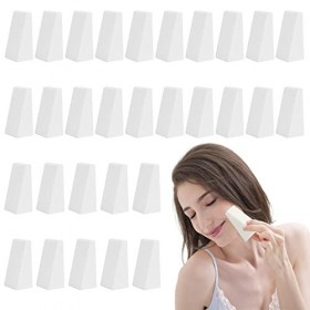 30 Pcs Éponges Maquillage,Éponge Maquillage Triangle,Éponges Cosmétiques Forme de Triangle, Wedge Sponge Maquillage,Éponges C