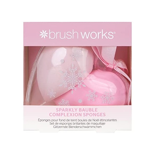 Brushworks Sparkly Bauble Complexion Sponges Pack of 2 